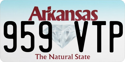 AR license plate 959VTP