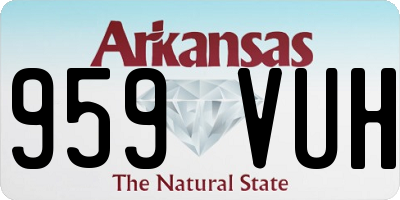 AR license plate 959VUH