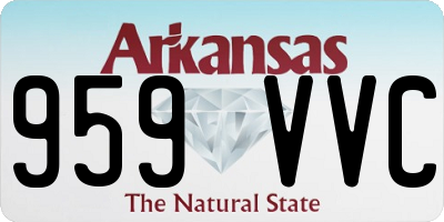 AR license plate 959VVC