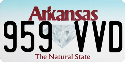 AR license plate 959VVD