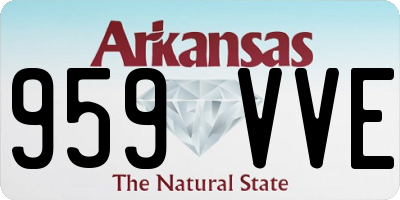 AR license plate 959VVE