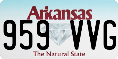 AR license plate 959VVG