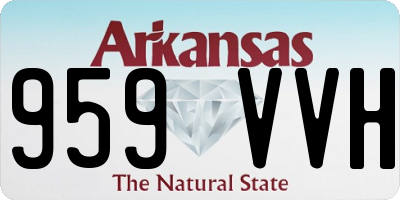 AR license plate 959VVH