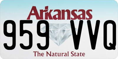 AR license plate 959VVQ