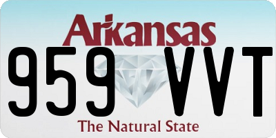AR license plate 959VVT