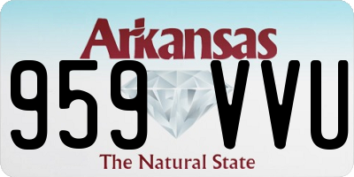 AR license plate 959VVU
