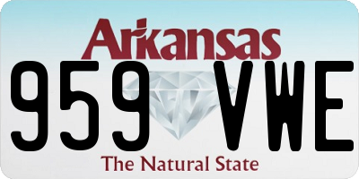 AR license plate 959VWE