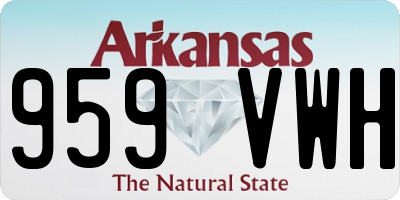 AR license plate 959VWH