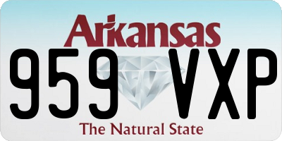 AR license plate 959VXP