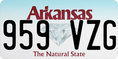 AR license plate 959VZG