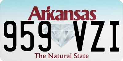 AR license plate 959VZI