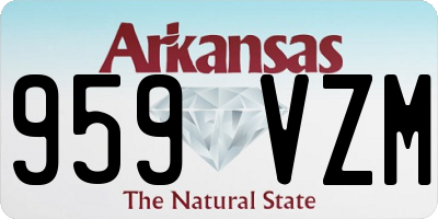 AR license plate 959VZM