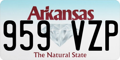 AR license plate 959VZP