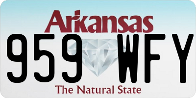 AR license plate 959WFY