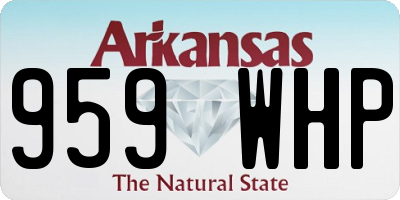 AR license plate 959WHP