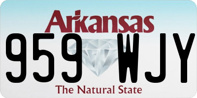 AR license plate 959WJY