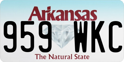 AR license plate 959WKC