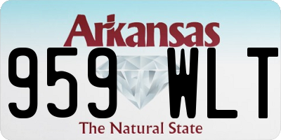 AR license plate 959WLT