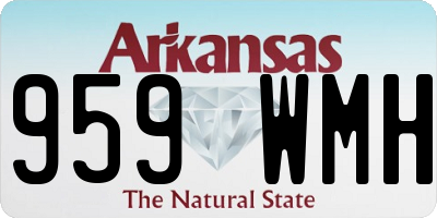 AR license plate 959WMH