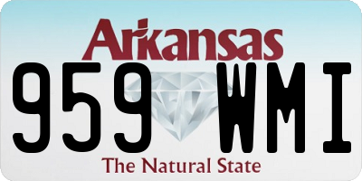 AR license plate 959WMI