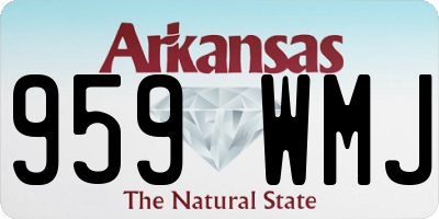 AR license plate 959WMJ