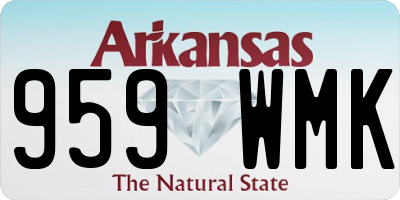 AR license plate 959WMK