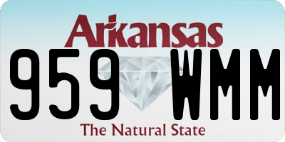 AR license plate 959WMM