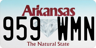 AR license plate 959WMN