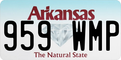 AR license plate 959WMP