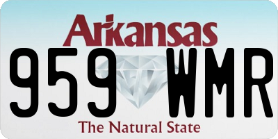 AR license plate 959WMR
