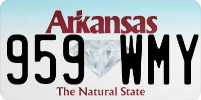AR license plate 959WMY