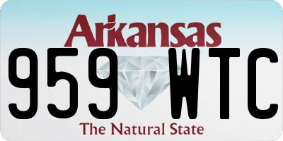 AR license plate 959WTC