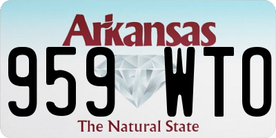 AR license plate 959WTO