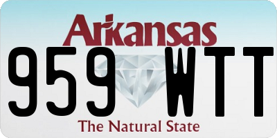 AR license plate 959WTT
