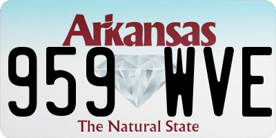 AR license plate 959WVE