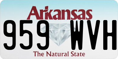 AR license plate 959WVH