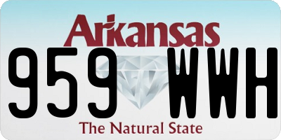 AR license plate 959WWH