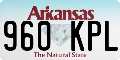 AR license plate 960KPL