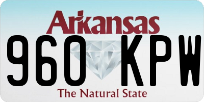 AR license plate 960KPW