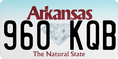 AR license plate 960KQB