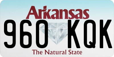 AR license plate 960KQK