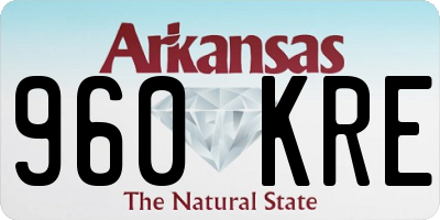 AR license plate 960KRE
