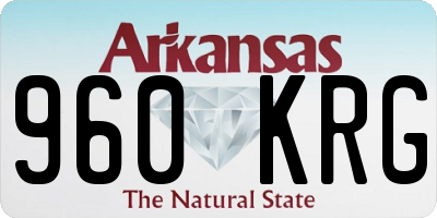 AR license plate 960KRG