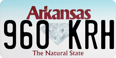 AR license plate 960KRH
