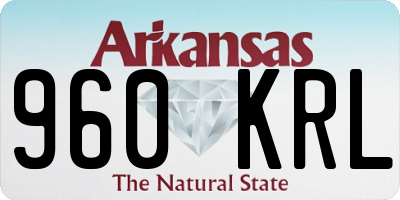 AR license plate 960KRL