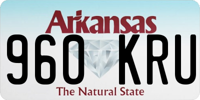 AR license plate 960KRU