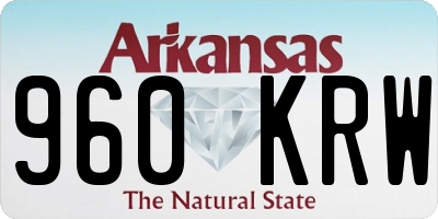 AR license plate 960KRW