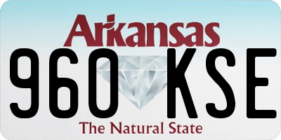 AR license plate 960KSE