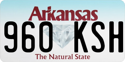 AR license plate 960KSH