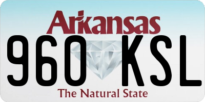AR license plate 960KSL